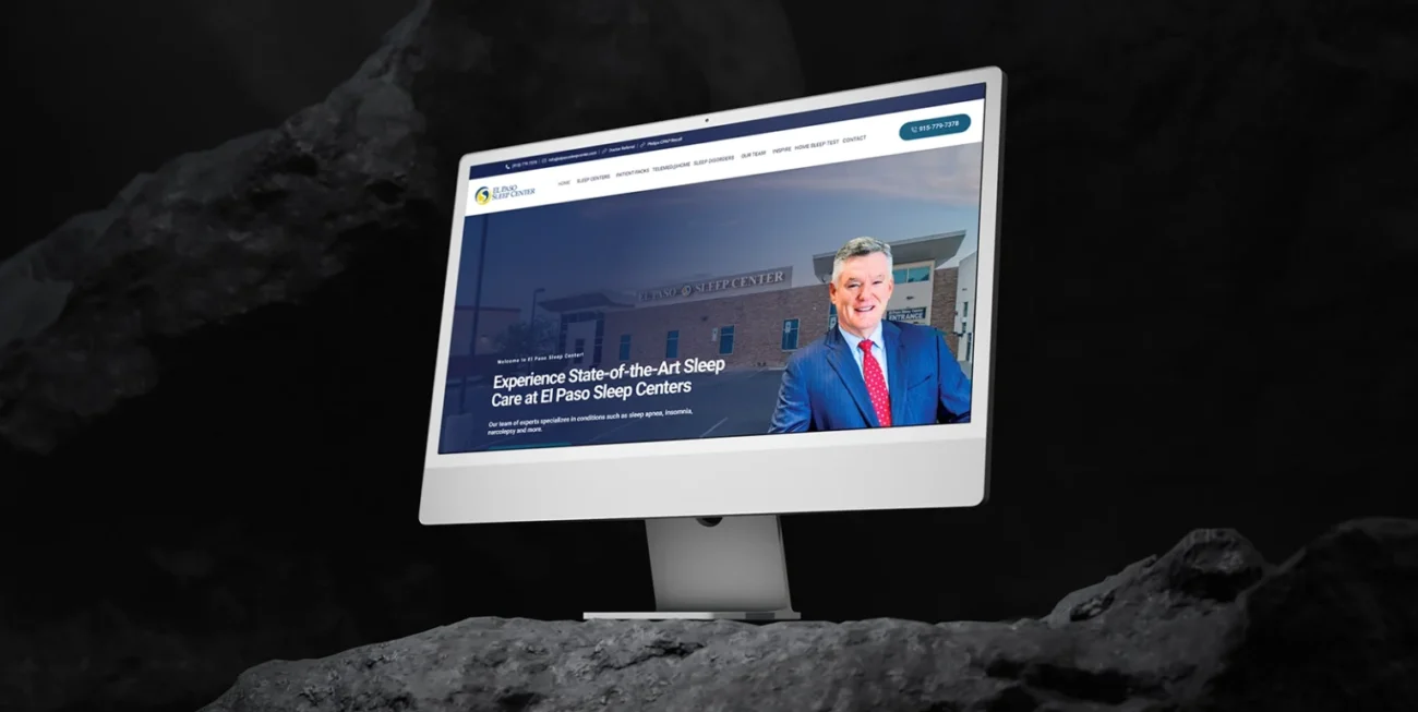 The El Paso Sleep Center website was designed to reflect the center’s commitment to improving sleep health and providing expert care for patients.