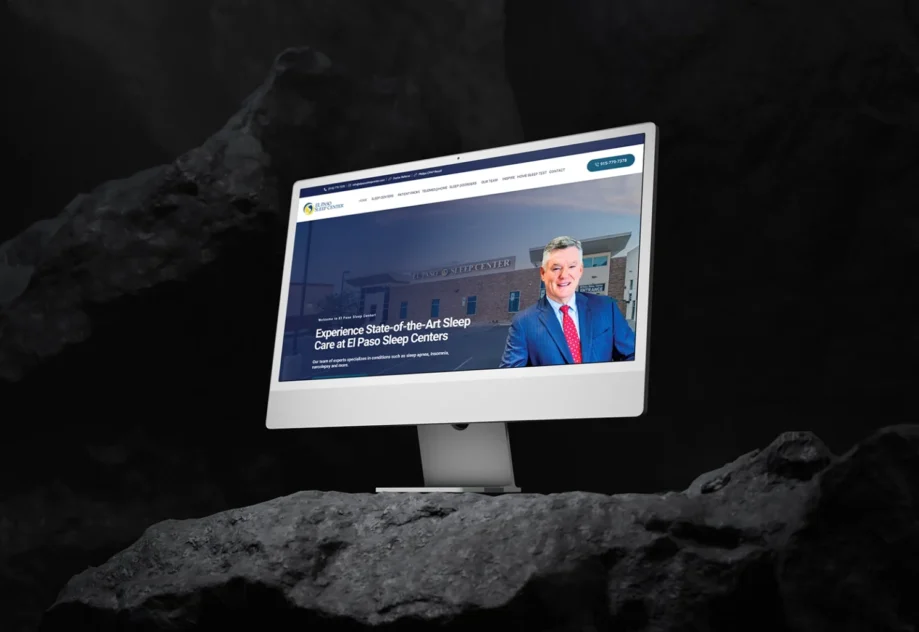 The El Paso Sleep Center website was designed to reflect the center’s commitment to improving sleep health and providing expert care for patients.