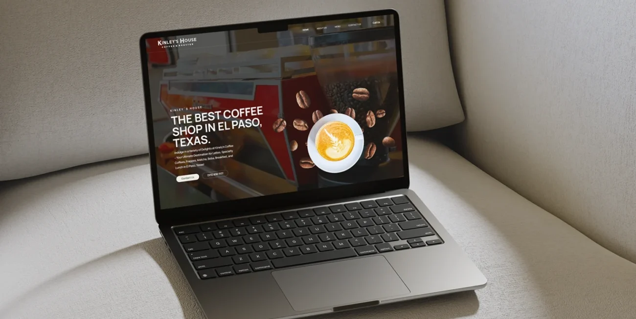 The Kinley’s Coffee website was crafted to capture the warm, inviting atmosphere of the café while showcasing its passion for quality coffee. The design process centered on creating a space where customers could easily explore the menu, learn about the story behind Kinley’s, and stay updated on events.