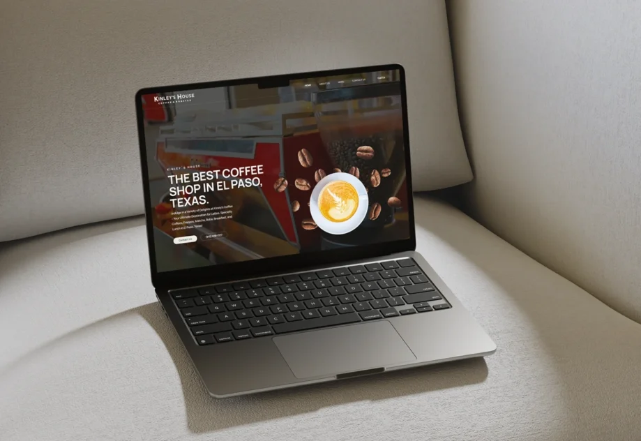 The Kinley’s Coffee website was crafted to capture the warm, inviting atmosphere of the café while showcasing its passion for quality coffee. The design process centered on creating a space where customers could easily explore the menu, learn about the story behind Kinley’s, and stay updated on events.