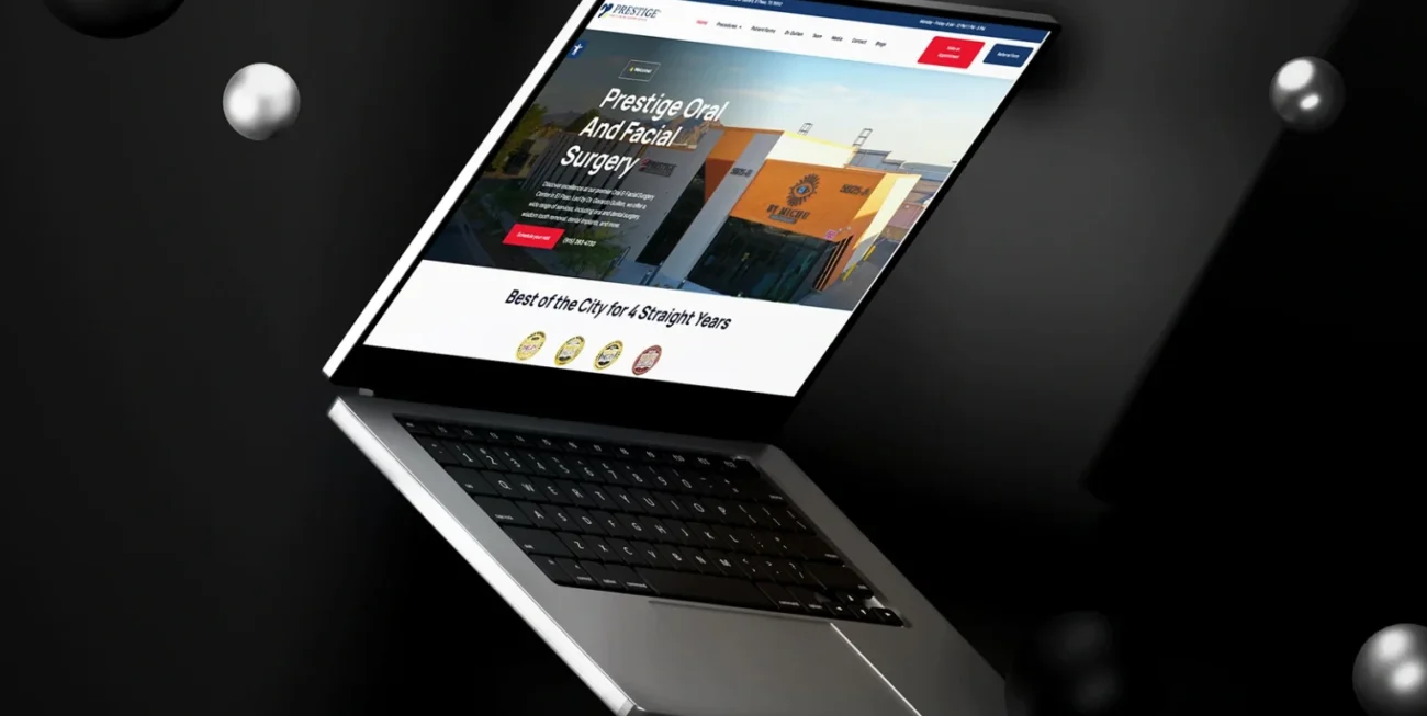 The Prestige Oral and Facial Surgery website was designed to reflect the clinic’s commitment to providing expert care and enhancing patient confidence.