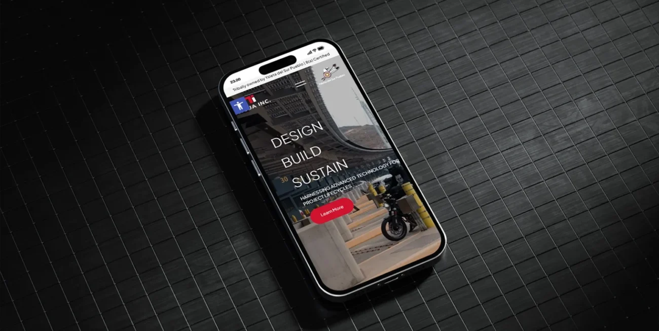The Tigua Inc website was crafted to embody the company’s dedication to delivering superior construction services and fostering growth within their community.