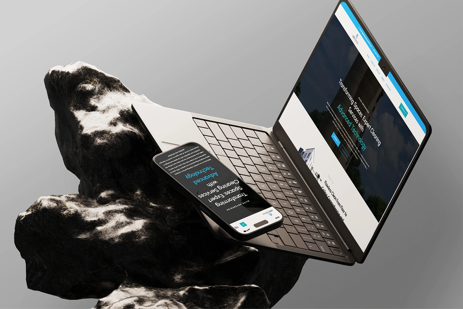 The Elite Enterprises website was designed to showcase the company’s commitment to delivering top-tier services across various industries.